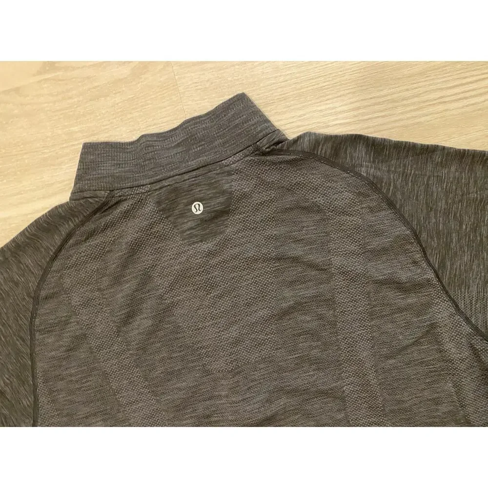 Lululemon Metal Vent Tech Half Zip Mens XXL Slate Black Performance‎ Athleisure
